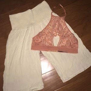 Goucho pants and vs bralette